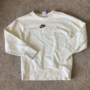 Pastel yellow Nike crewneck
